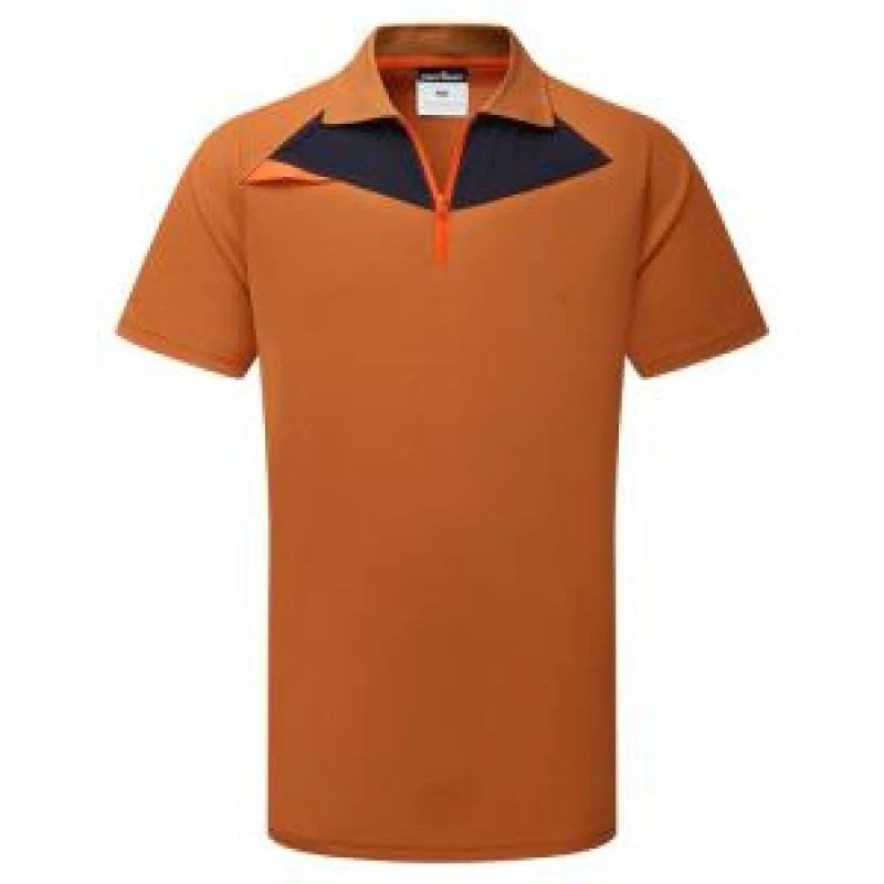 Image of Portwest DX4 Short Sleeve Polo Shirt DX410RURL Colour: Rust