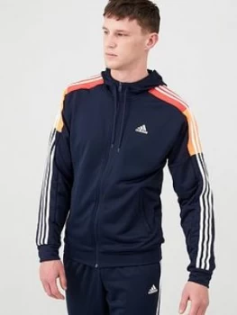 Image of adidas MTS Sport Hooded Tracksuit - Ink Size M Men