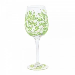 Image of Spring Leaves Wine Glass