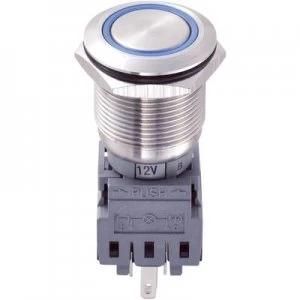 Image of TRU COMPONENTS LAS1 BGQ 11EB12V Tamper proof pushbutton 250 V AC 5 A 1 x OffOn IP67 momentary