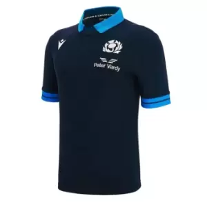 Image of Macron Scotland 22/23 Home S/S Classic Shirt Mens - Blue