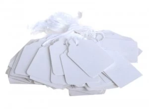 Image of Q Connect Strng Tckts 37x24mm Wht Pk1000