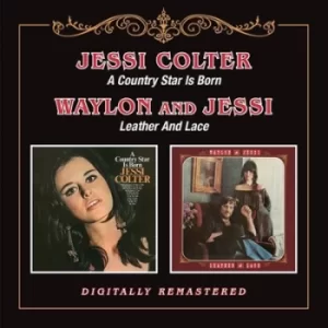 Image of A Country Star Is Born/Leather and Lace by Jessi Colter CD Album