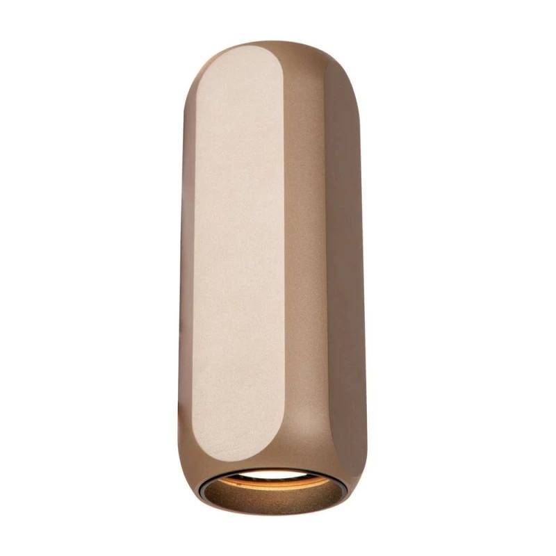 Image of Netlighting Lucide BRAGA Flush ceiling light 1xGU10 Coffee in Brown Brown Unisex