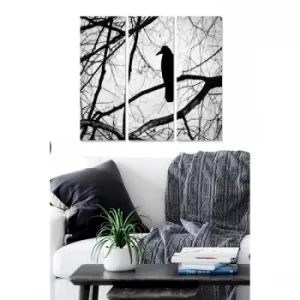 Image of MDF2071185 Multicolor Decorative MDF Painting (3 Pieces)