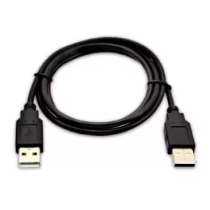 Image of V7 Black USB Cable USB 2.0 A Male to USB 2.0 A Male 2m 6.6ft