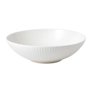 Image of Royal Doulton Hemingway Design White Serving Bowl White