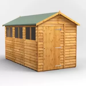 Image of 12x6 Power Overlap Apex Garden Shed