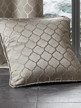 Image of Ashley Wilde Aldbury Pewter 45X45 Feather Filled Cushion