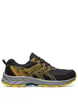 Image of Asics Gel-Venture 9 Shoes - Black/Yellow, Size 6, Men