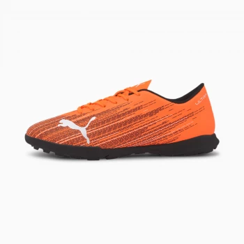 Image of PUMA Ultra 4.1 TT Mens Football Boots, Shocking Orange/Black, size 7.5, Shoes