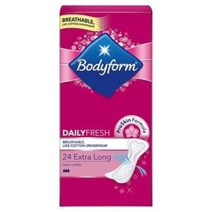 Image of Bodyform Extra Long Panty Liners x 24