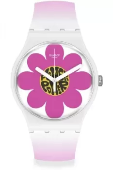 Image of Swatch Flower Hour Flower Power Bioceramic Watch SO32M104