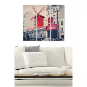 Image of MDF204881806 Multicolor Decorative MDF Painting (3 Pieces)