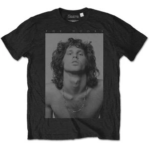 Image of The Doors - Jim Beads Boyfriend Unisex Medium T-Shirt - Black