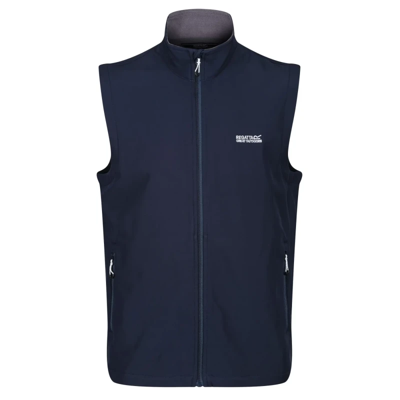Image of Regatta Mens Bradwell III Polyester Casual Bodywarmer Gilet 3XL - Chest 49-51' (124.5-129.5cm) NAVY REG139-540-3XL