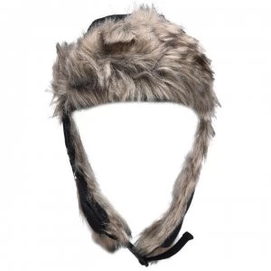 Image of Firetrap Fur Trapper Hat Junior Boys - Black