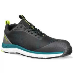 Image of Albatros Mens Safety Shoes (8 UK) (Black/Petrol Blue)