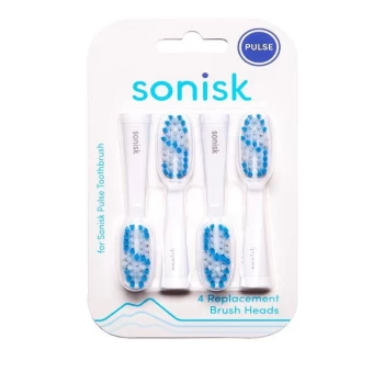 Image of Sonisk Pulse Replacement Head White Toothbrush