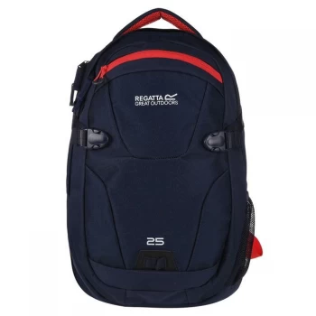 Image of Regatta Paladen 25L Laptop Backpack - Navy/RedSky