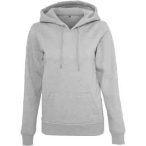 Image of Build Your Brand Womens/Ladies Heavy Pullover Hoodie (5XL) (Heather Grey)