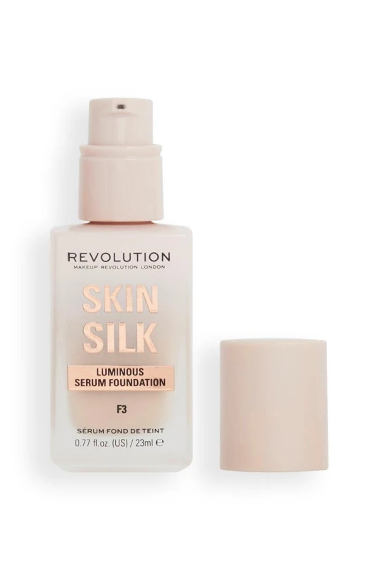 Image of Makeup Revolution Silk Serum Foundation 23ml (Various Shades) - F3