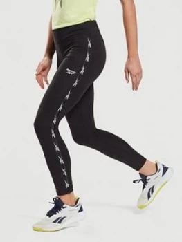 Image of Reebok Training Essentials Tape Leggings - Black