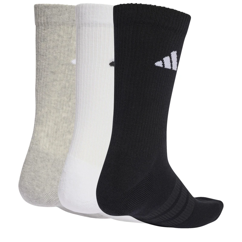 Image of Adidas Mid-calf socks adidas (x3) Gris Unisex 43/46