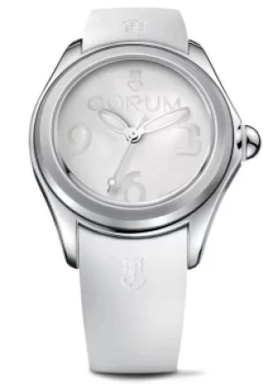 Image of Corum Watch Bubble Superluminova Mens White Limited Edition