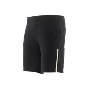 Image of Armani Exchange Black Gold Logo Bermuda Shorts