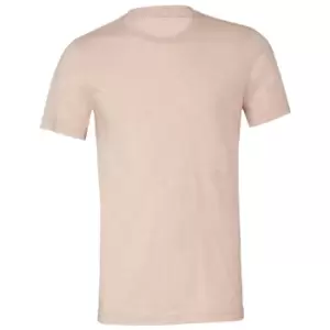 Image of Bella + Canvas Adults Unisex Heather CVC T-Shirt (M) (Prism Peach Heather)