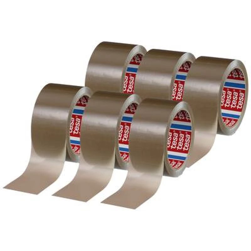Image of Tesa tesa tesapack 4280 PP 04280-00040-00 Packaging tape tesapack 4280 Brown (L x W) 66 m x 50 mm 6 pc(s) 04280-00040-00
