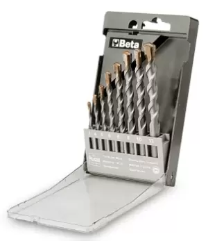 Image of Beta Tools 417/SP8 Milled Steel Hard-Plated Masonry Drill Set 004170100