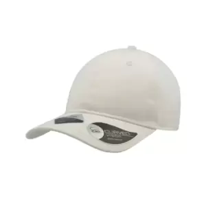 Image of Atlantis Unisex 6 Panel Organic Cotton Cap (One Size) (White)
