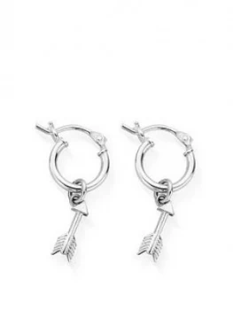 Image of Chlobo Sterling Silver Life Launcher Arrow Hoops