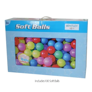 Image of Charles Bentley Childrens 100 Multicoloured Plastic Balls