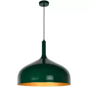 Image of Lucide ROZALLA - Pendant Light - Ø50cm - 1xE27 - Green