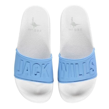Image of Jack Wills Logo Sliders - Pale Blue