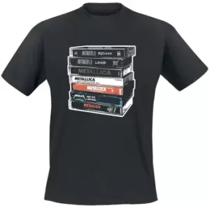 Image of Metallica Cassette T-Shirt black