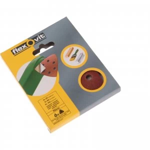 Image of Flexovit Delta Sanding Sheets Medium Pack of 6