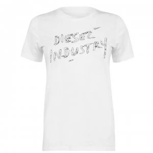 Image of Diesel Industry T-Shirt - White 100