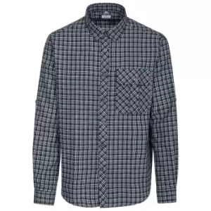 Image of Trespass Mens Snyper Check Shirt (XS) (Blue Check)
