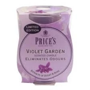 Image of Prices Candles Violet Garden Scented Candle 300g