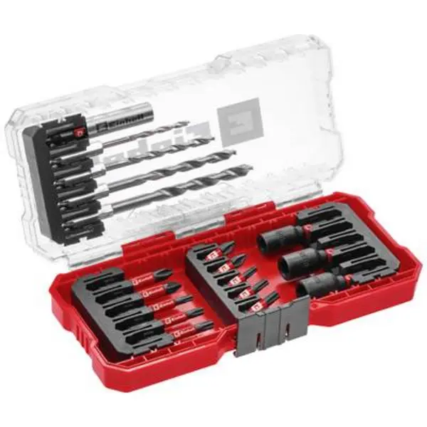 Image of Einhell Bit set 1/4 (6.3 mm) 18 Piece 108709 108709