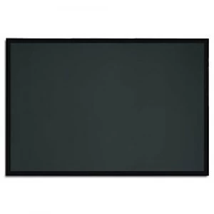 Image of Bi-Office Black Soft Memo Board 1200 x 900 mm
