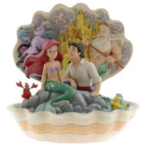 Image of Disney Traditions - Seashell Scenario (The Little Mermaid Shell Scene Figurine)