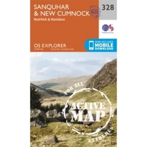 Image of Sanquhar and New Cumnock by Ordnance Survey (Sheet map, folded, 2015)
