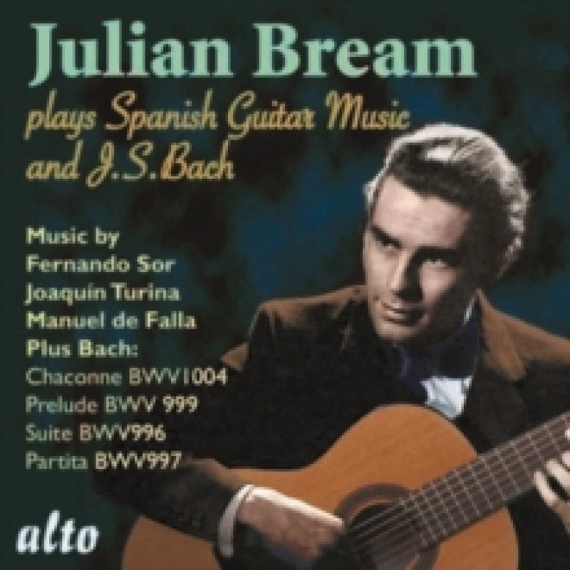 Image of Julian Bream Plays Spanish Guitar Music and J.S. Bach CD / Album