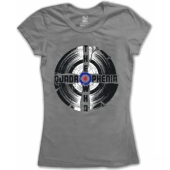 Image of The Who Quadrophenia Grey Ladies TShirt Size: X Large