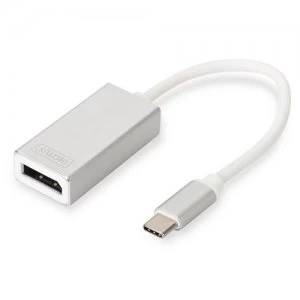 Image of Digitus DA-70844 cable interface/gender adapter USB-C Displayport White